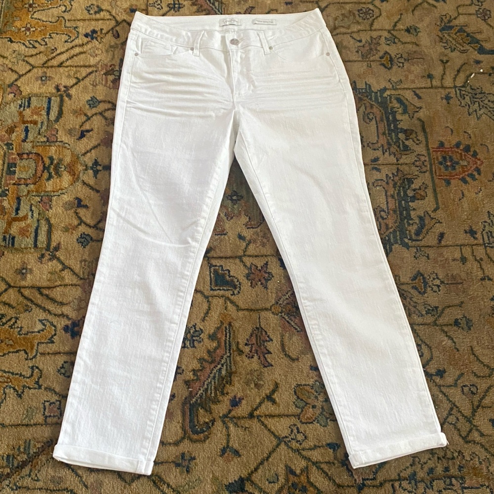 Jessica Simpson Women's Cropped Jeans in White